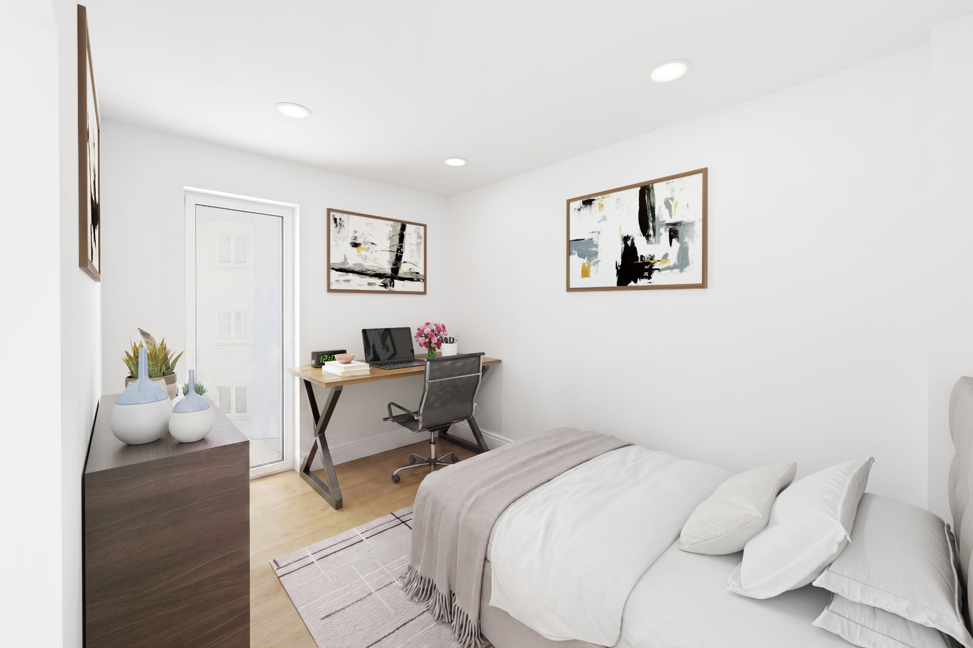 Schlafzimmer – Arbeitsbereich